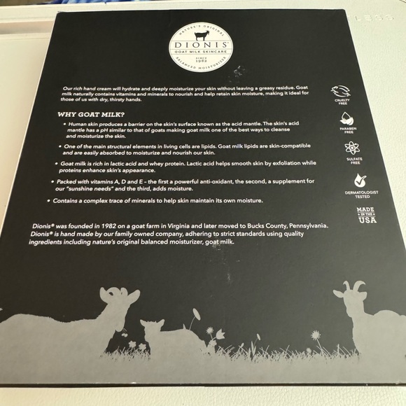 Dionis goat milk hand cream set of 8 - Picture 3 of 8